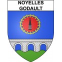 Noyelles-Godault 62 ville Stickers blason autocollant adhésif