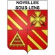 Noyelles-sous-Lens Sticker wappen, gelsenkirchen, augsburg, klebender aufkleber