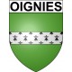 Oignies 62 ville Stickers blason autocollant adhésif