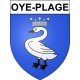 Oye-Plage 62 ville Stickers blason autocollant adhésif
