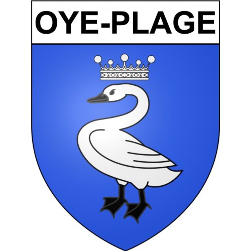 Oye-Plage 62 ville Stickers blason autocollant adhésif