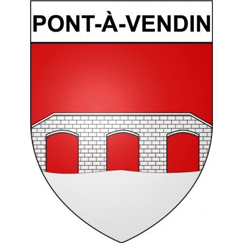 Pont-à-Vendin 62 ville Stickers blason autocollant adhésif