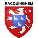 Racquinghem 62 ville Stickers blason autocollant adhésif