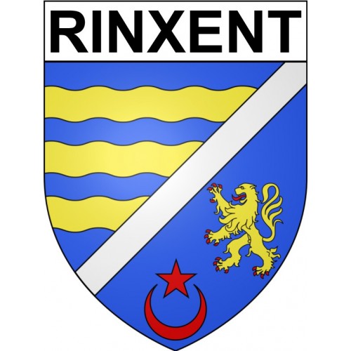 Rinxent 62 ville Stickers blason autocollant adhésif