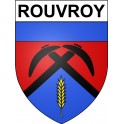 Rouvroy 62 ville Stickers blason autocollant adhésif