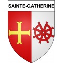 Sainte-Catherine 62 ville Stickers blason autocollant adhésif