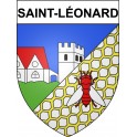 Saint-Léonard 62 ville Stickers blason autocollant adhésif