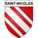 Saint-Nicolas 62 ville Stickers blason autocollant adhésif