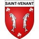 Pegatinas escudo de armas de Saint-Venant adhesivo de la etiqueta engomada