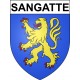 Sangatte 62 ville Stickers blason autocollant adhésif