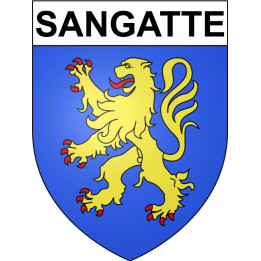 Sangatte 62 ville Stickers blason autocollant adhésif