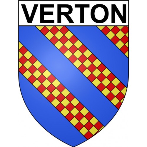Stickers coat of arms Verton adhesive sticker