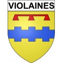 Violaines 62 ville Stickers blason autocollant adhésif