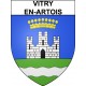 Pegatinas escudo de armas de Vitry-en-Artois adhesivo de la etiqueta engomada