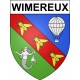 Pegatinas escudo de armas de Wimereux adhesivo de la etiqueta engomada