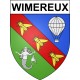 Wimereux Sticker wappen, gelsenkirchen, augsburg, klebender aufkleber