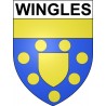 Stickers coat of arms Wingles adhesive sticker