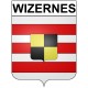 Wizernes 62 ville Stickers blason autocollant adhésif