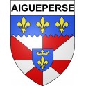 Aigueperse 63 ville Stickers blason autocollant adhésif