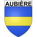 Aubière 63 ville Stickers blason autocollant adhésif