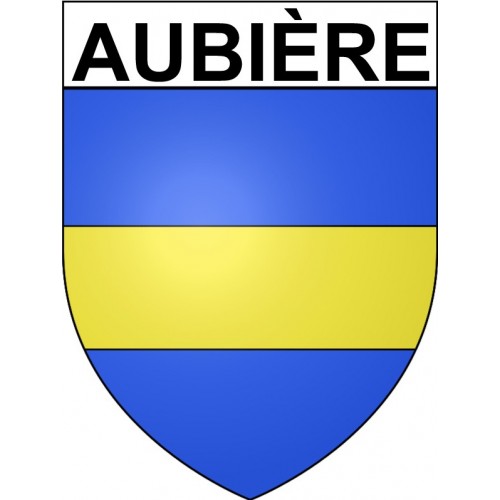 Aubière 63 ville Stickers blason autocollant adhésif