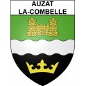 Auzat-la-Combelle 63 ville Stickers blason autocollant adhésif