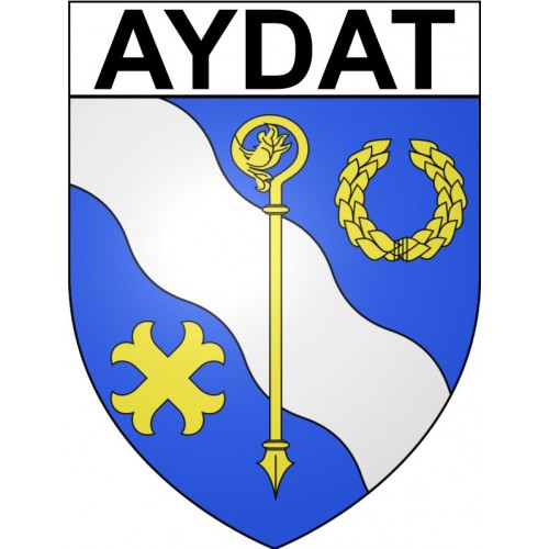 Aydat 63 ville Stickers blason autocollant adhésif