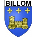 Billom 63 ville Stickers blason autocollant adhésif