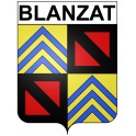 Blanzat 63 ville Stickers blason autocollant adhésif