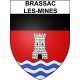 Brassac-les-Mines 63 ville Stickers blason autocollant adhésif