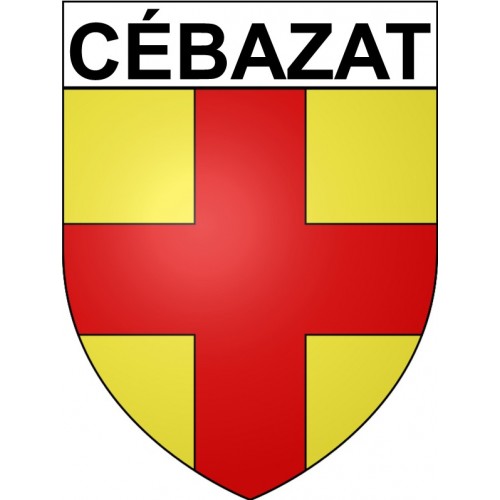 Cébazat 63 ville Stickers blason autocollant adhésif