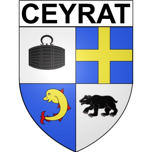Ceyrat 63 ville Stickers blason autocollant adhésif