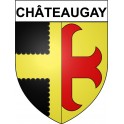 Châteaugay 63 ville Stickers blason autocollant adhésif