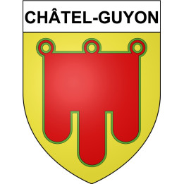 Châtel-Guyon Sticker wappen, gelsenkirchen, augsburg, klebender aufkleber