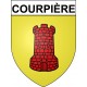 Courpière 63 ville Stickers blason autocollant adhésif
