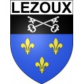 Lezoux 63 ville Stickers blason autocollant adhésif