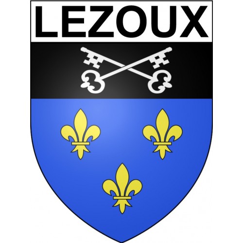 Lezoux 63 ville Stickers blason autocollant adhésif