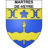 Adesivi stemma Martres-de-Veyre adesivo