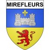 Mirefleurs 63 ville Stickers blason autocollant adhésif