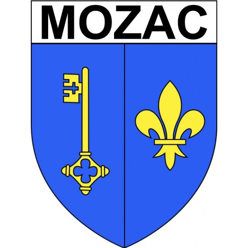 Mozac 63 ville Stickers blason autocollant adhésif