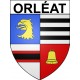 Orléat 63 ville Stickers blason autocollant adhésif