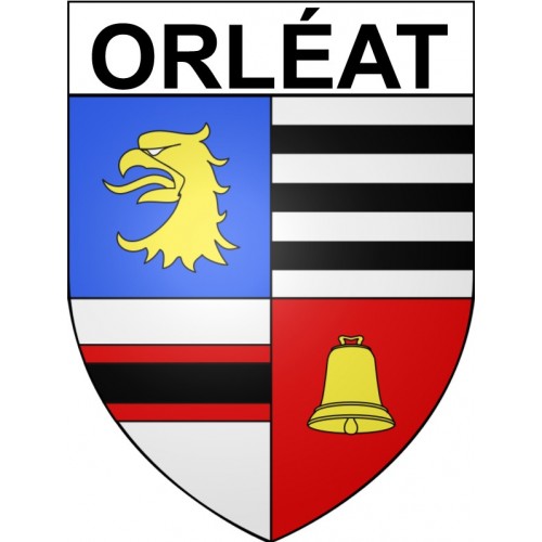 Orléat Sticker wappen, gelsenkirchen, augsburg, klebender aufkleber