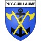 Pegatinas escudo de armas de Puy-Guillaume adhesivo de la etiqueta engomada