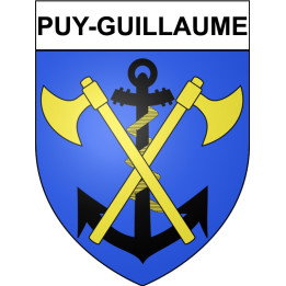 Puy-Guillaume 63 ville Stickers blason autocollant adhésif