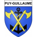 Stickers coat of arms Puy-Guillaume adhesive sticker