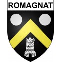 Stickers coat of arms Romagnat adhesive sticker