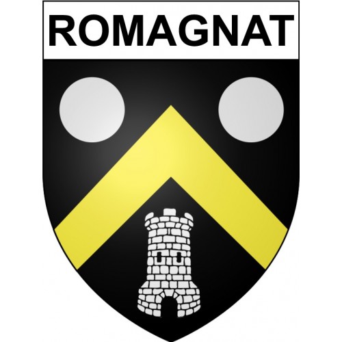 Romagnat 63 ville Stickers blason autocollant adhésif