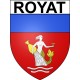 Royat Sticker wappen, gelsenkirchen, augsburg, klebender aufkleber