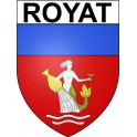Stickers coat of arms Royat adhesive sticker