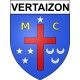 Vertaizon 63 ville Stickers blason autocollant adhésif